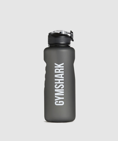 Women's Gymshark Jug Bottle With Straw Asphalt Grey