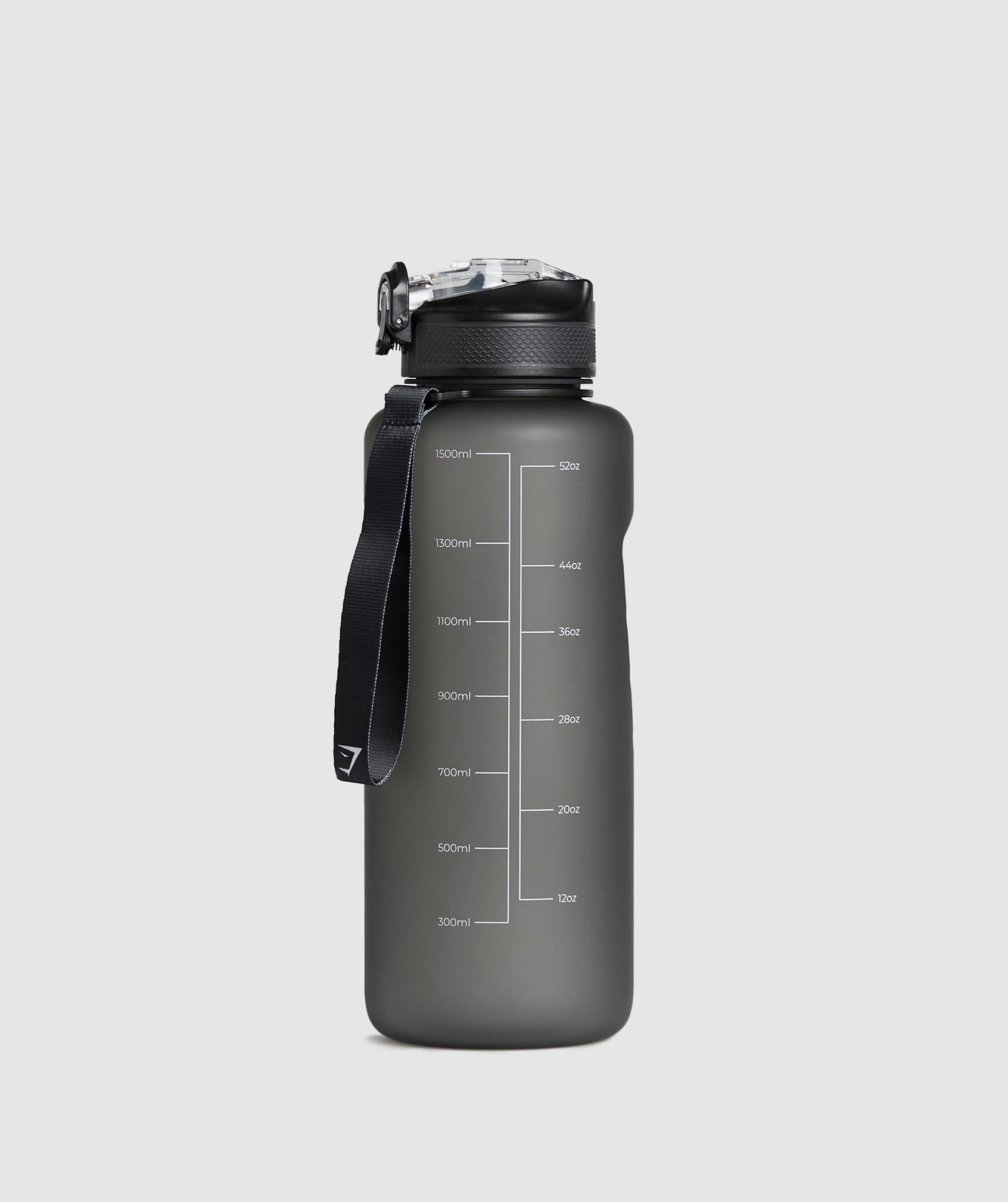 Gymshark Jug Bottle With Straw Asphalt Grey