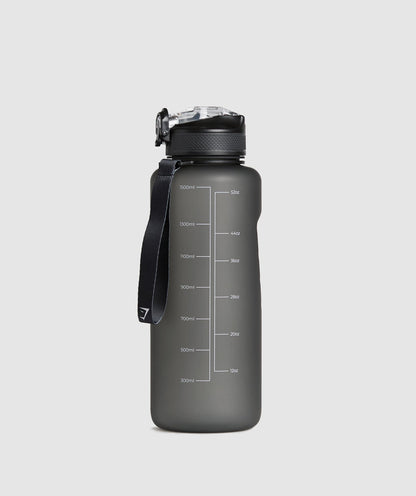 Gymshark Jug Bottle With Straw Asphalt Grey