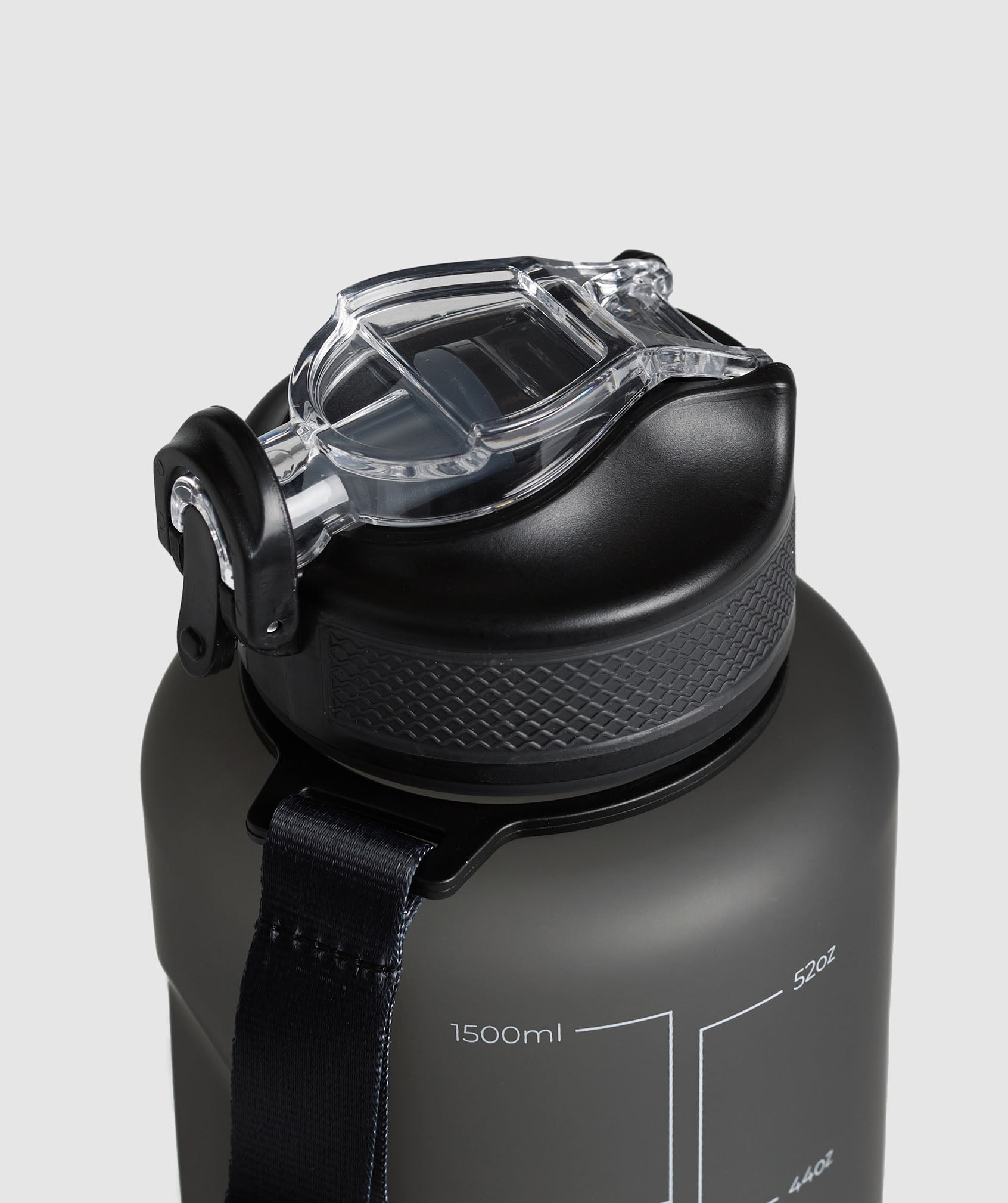 Gymshark Jug Bottle With Straw Asphalt Grey