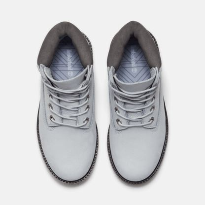 Junior Timberland Alpine Glacier 6-Inch Waterproof Boot Glacier Grey Nubuck