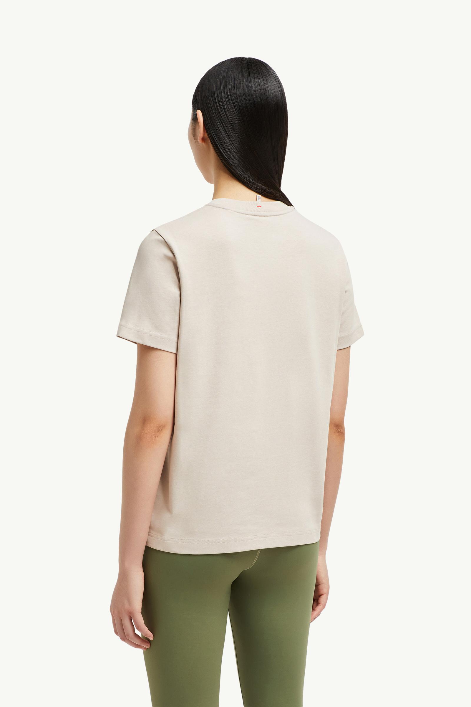 Moncler Logo Cotton T-Shirt Light Pink Light Pink