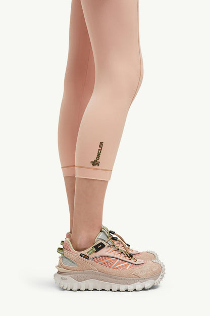 Moncler Logo Leggings Pink Pink
