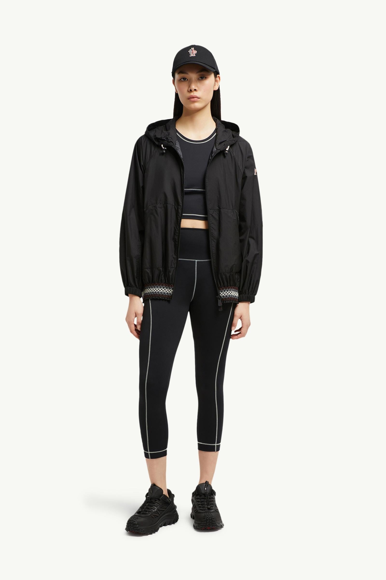 Moncler Logo Leggings Black Black