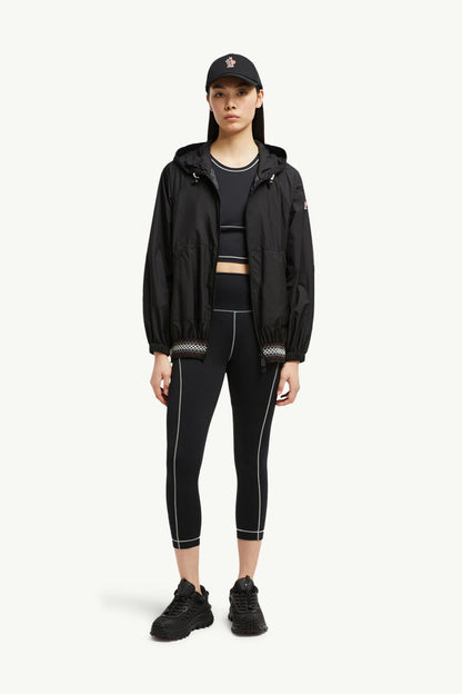 Moncler Logo Leggings Black Black
