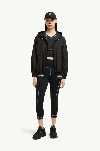 Moncler Logo Leggings Black Black