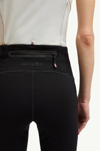 Moncler Technical Jersey Leggings Black Black