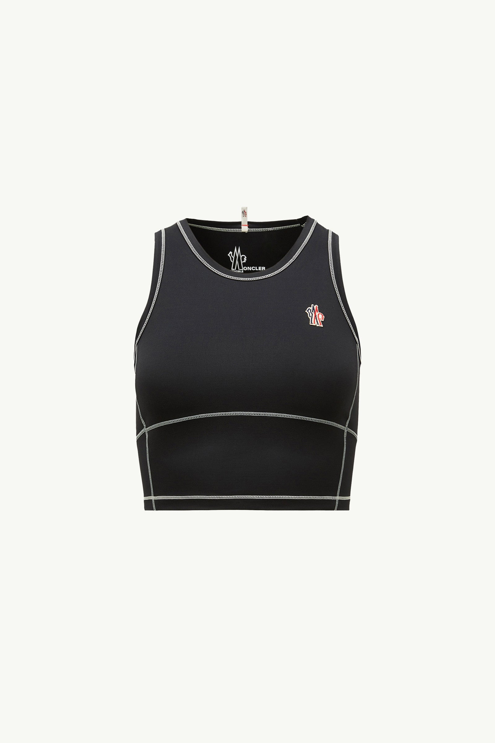 Moncler Logo Tank Top Black Black