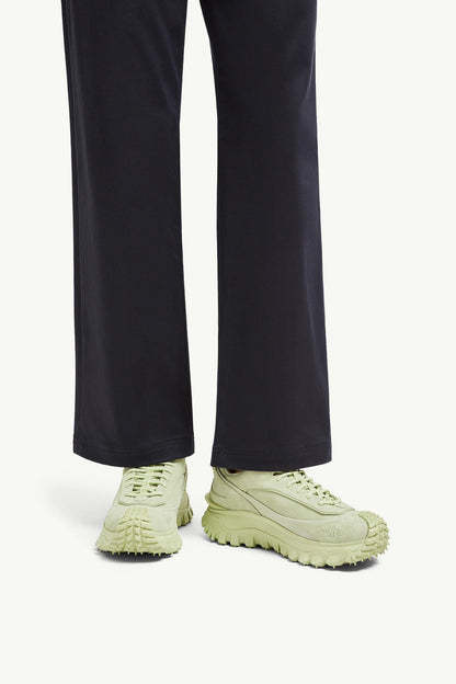 Moncler Trailgrip Momint Nubuck & Suede Sneakers Pastel Green