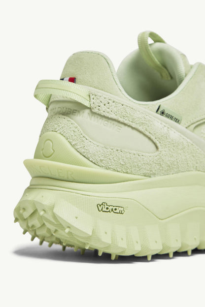 Moncler Trailgrip Momint Nubuck & Suede Sneakers Pastel Green