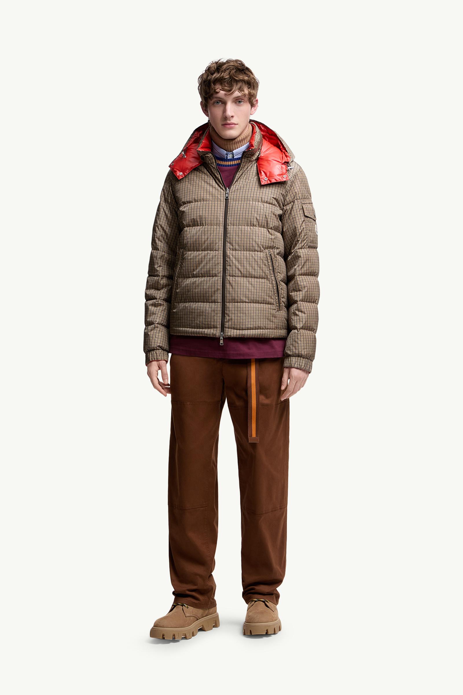 Moncler Cotton Gabardine Pants Brown Brown