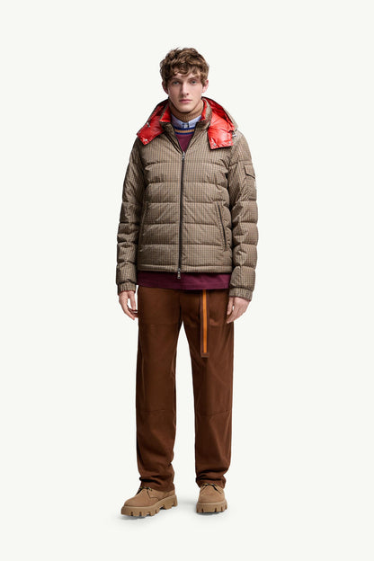 Moncler Cotton Gabardine Pants Brown Brown