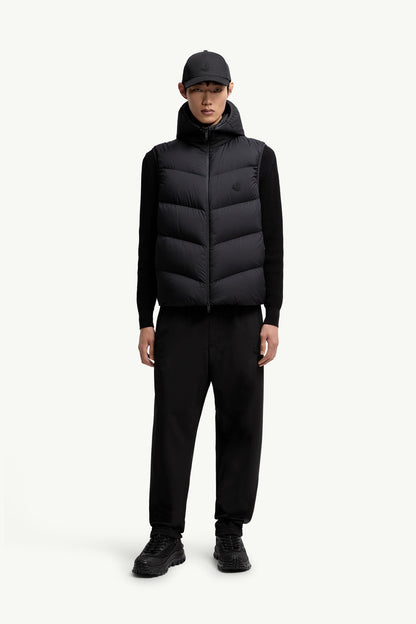 Moncler Logo Jogging Pants Black Black