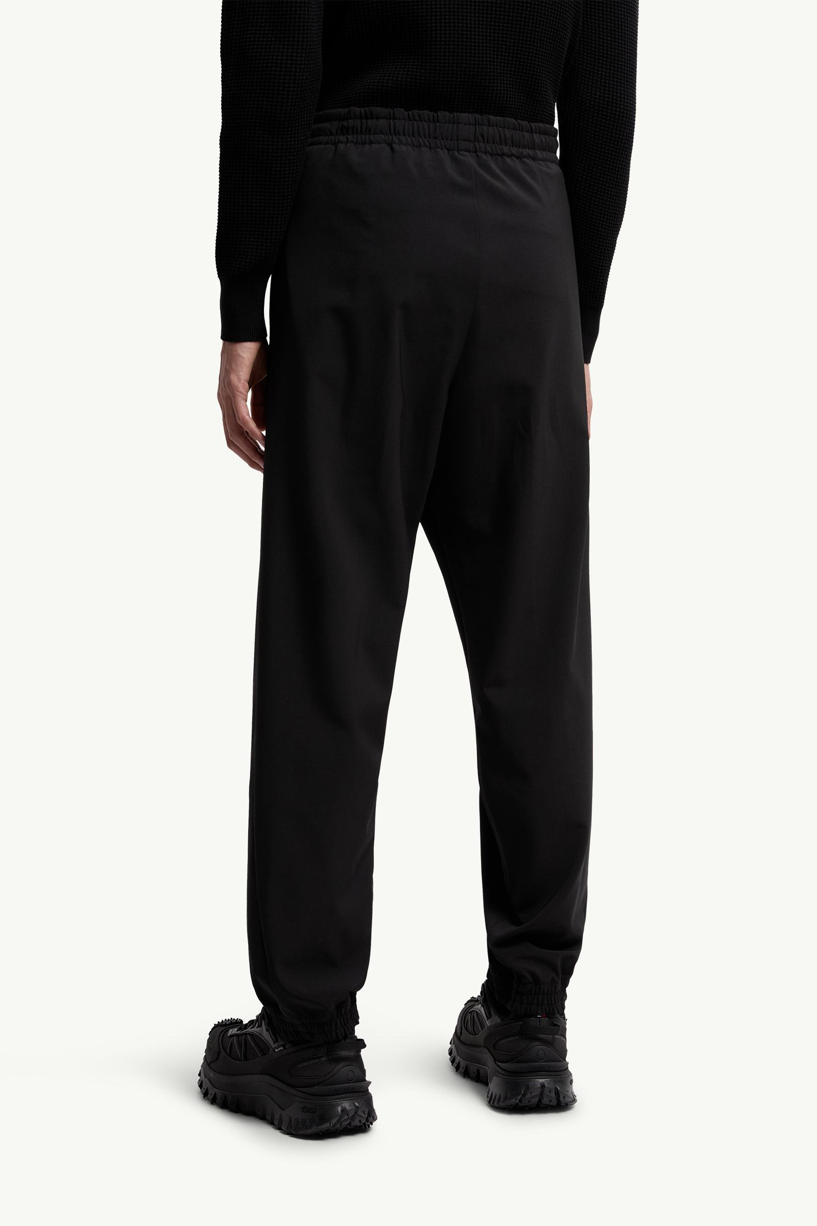 Moncler Logo Jogging Pants Black Black