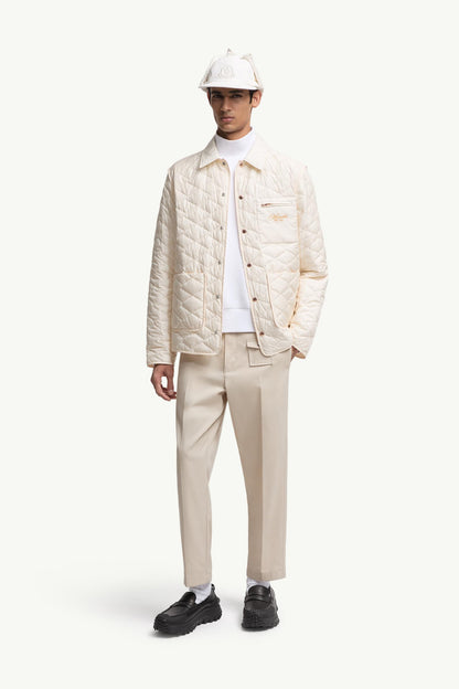 Moncler Tailored Gabardine Pants Light Beige Light Beige