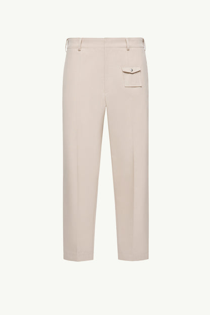Moncler Tailored Gabardine Pants Light Beige Light Beige