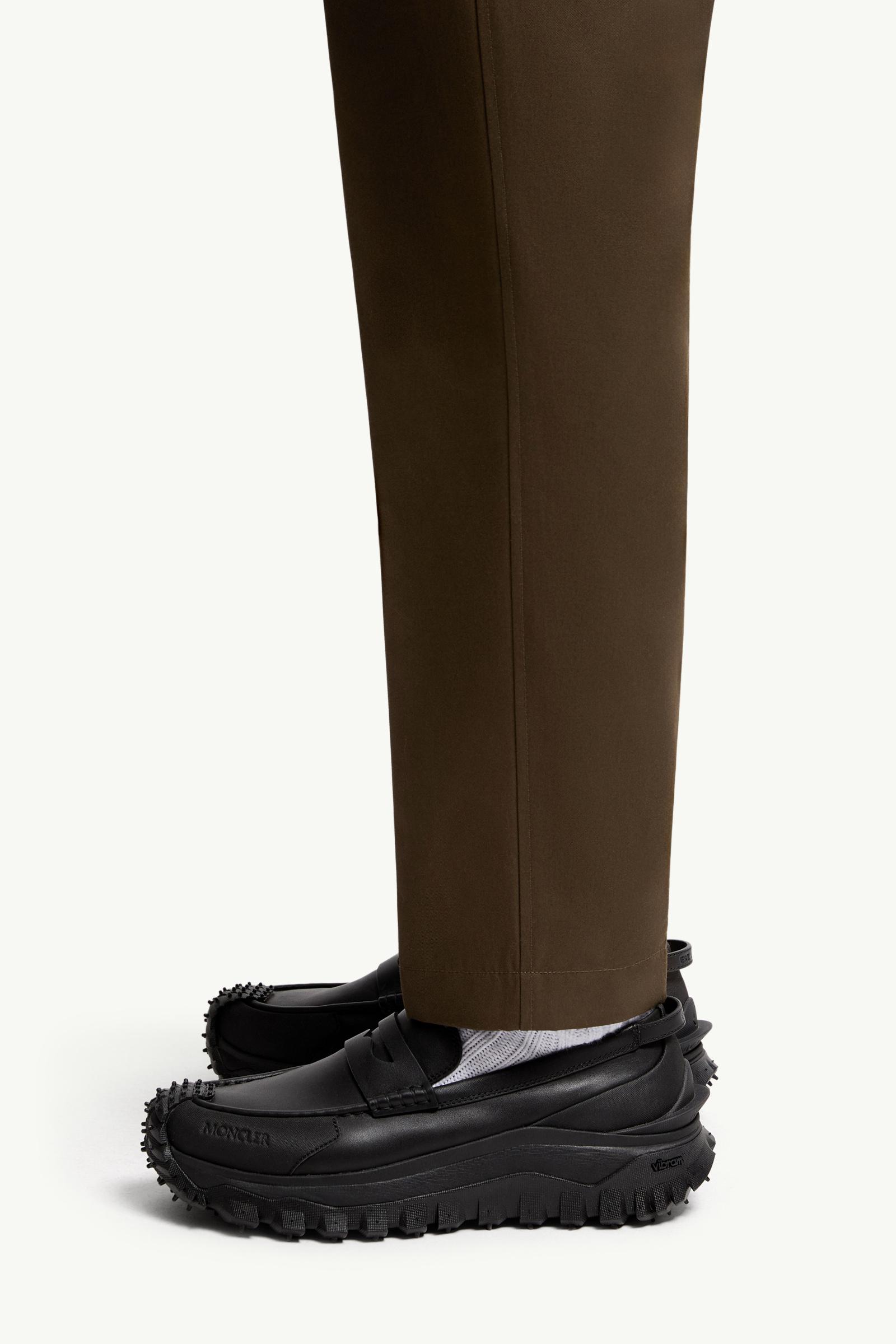 Moncler Tailored Gabardine Pants Olive Green Olive Green