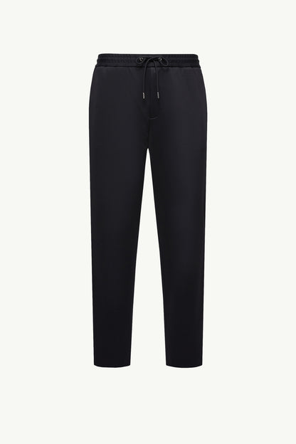 Moncler Logo Jogging Pants Black Black