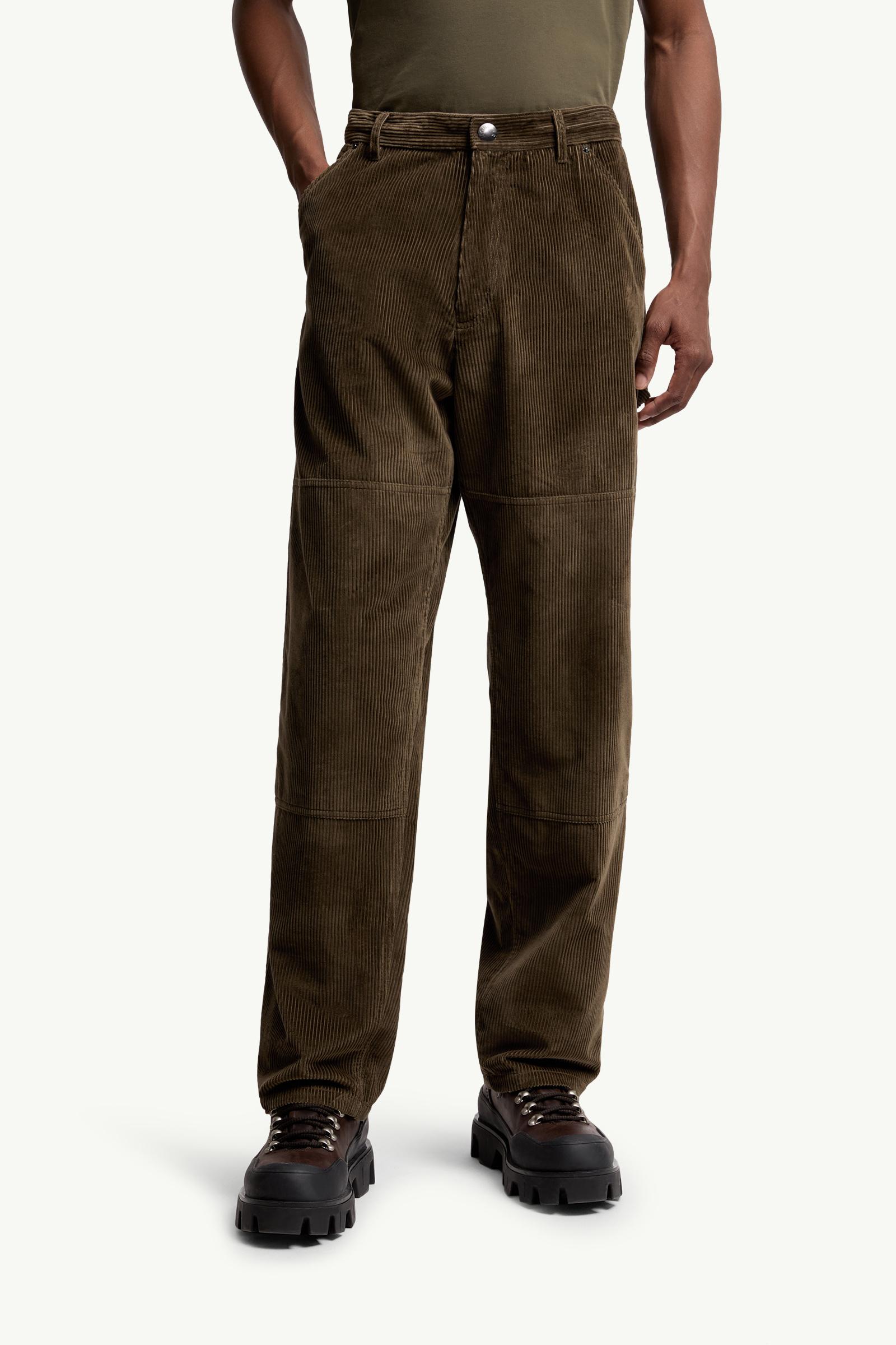 Moncler Corduroy Jogging Pants Dark Green Dark Green