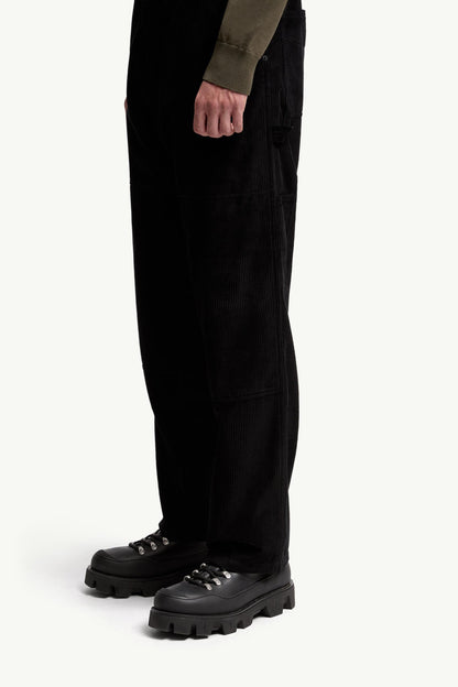 Moncler Corduroy Jogging Pants Black Black