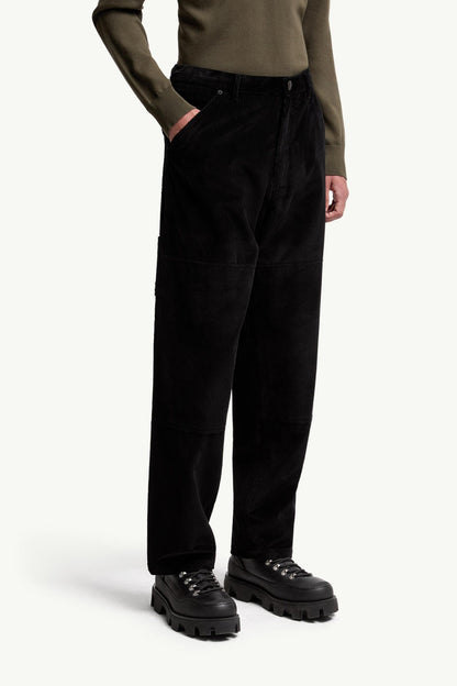Moncler Corduroy Jogging Pants Black Black