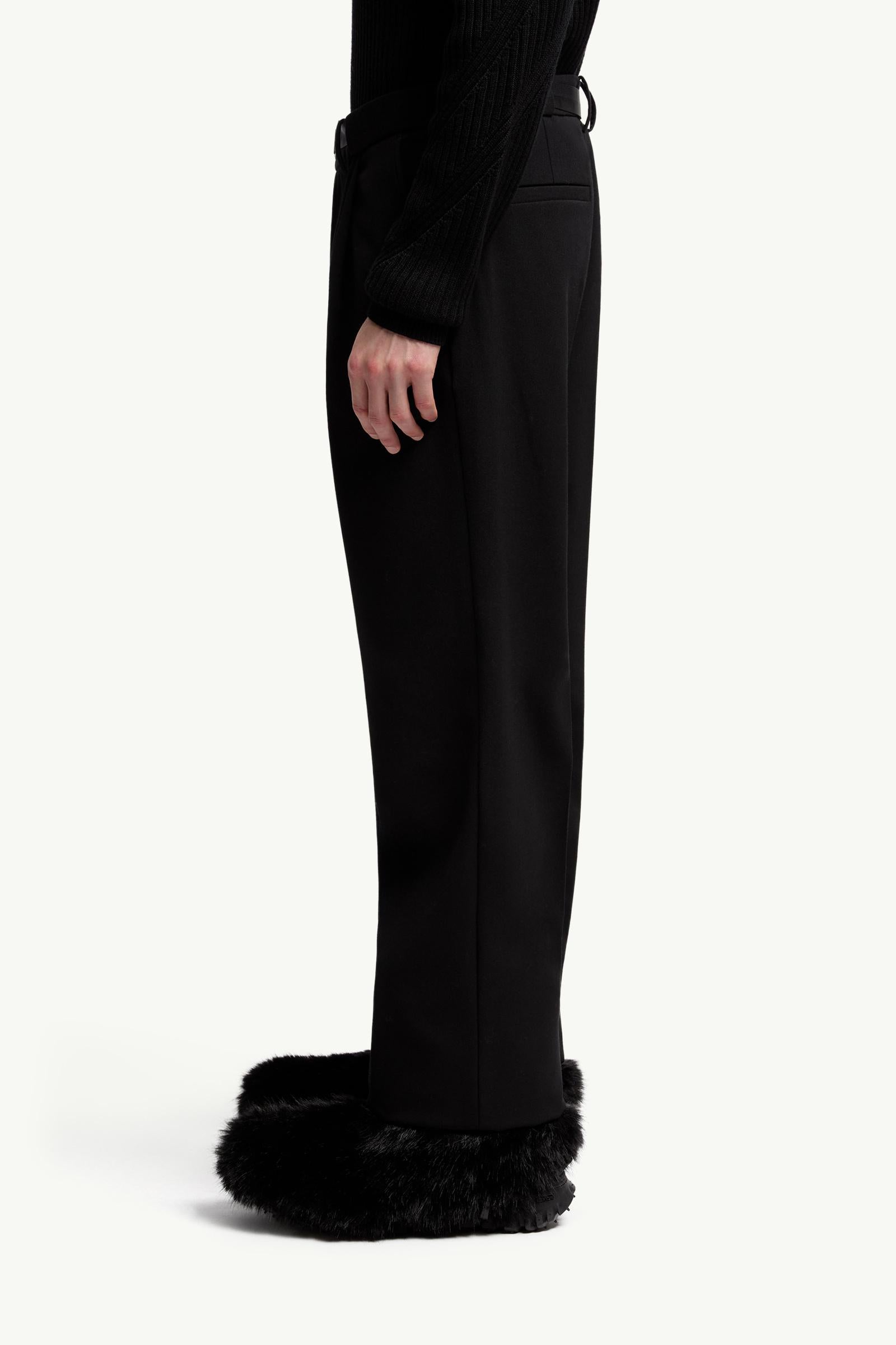 Moncler Twill Pants Black Black