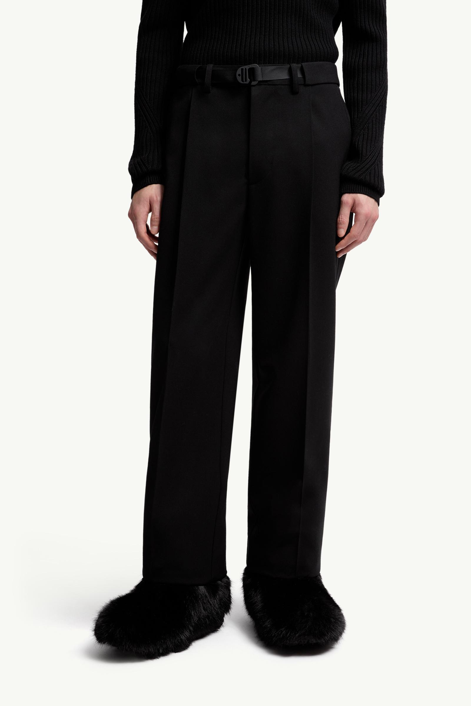 Moncler Twill Pants Black Black