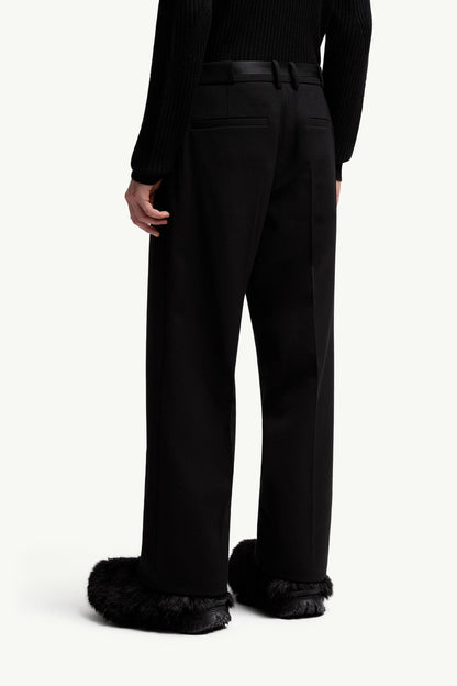 Moncler Twill Pants Black Black