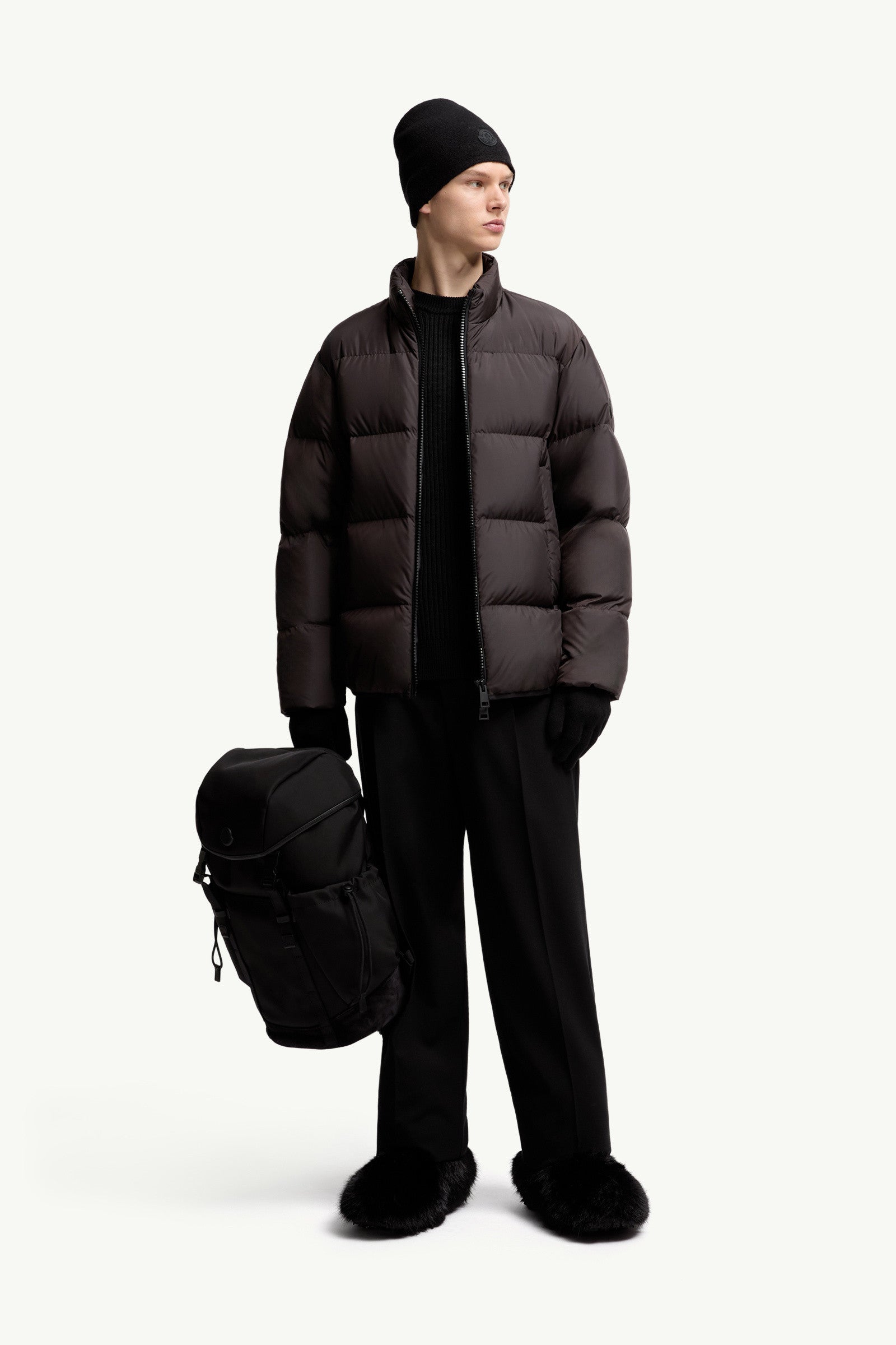 Moncler Twill Pants Black Black
