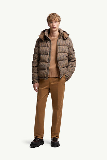Moncler Cotton Tailored Pants Light Brown Light Brown