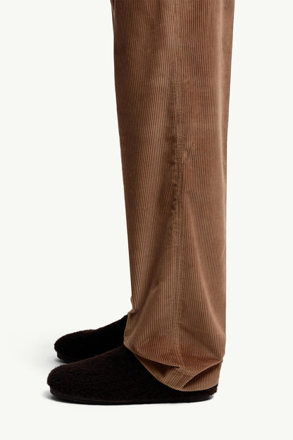 Moncler Corduroy Tailored Pants Brown Brown