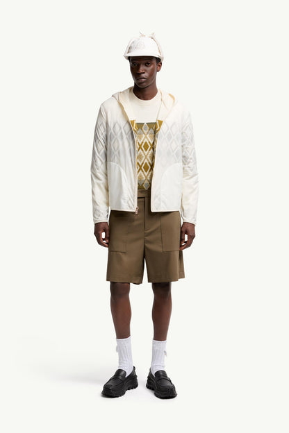 Moncler Tailored Bermuda Shorts Olive Green Olive Green