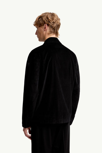 Moncler Corduroy Shirt Jacket Black Black