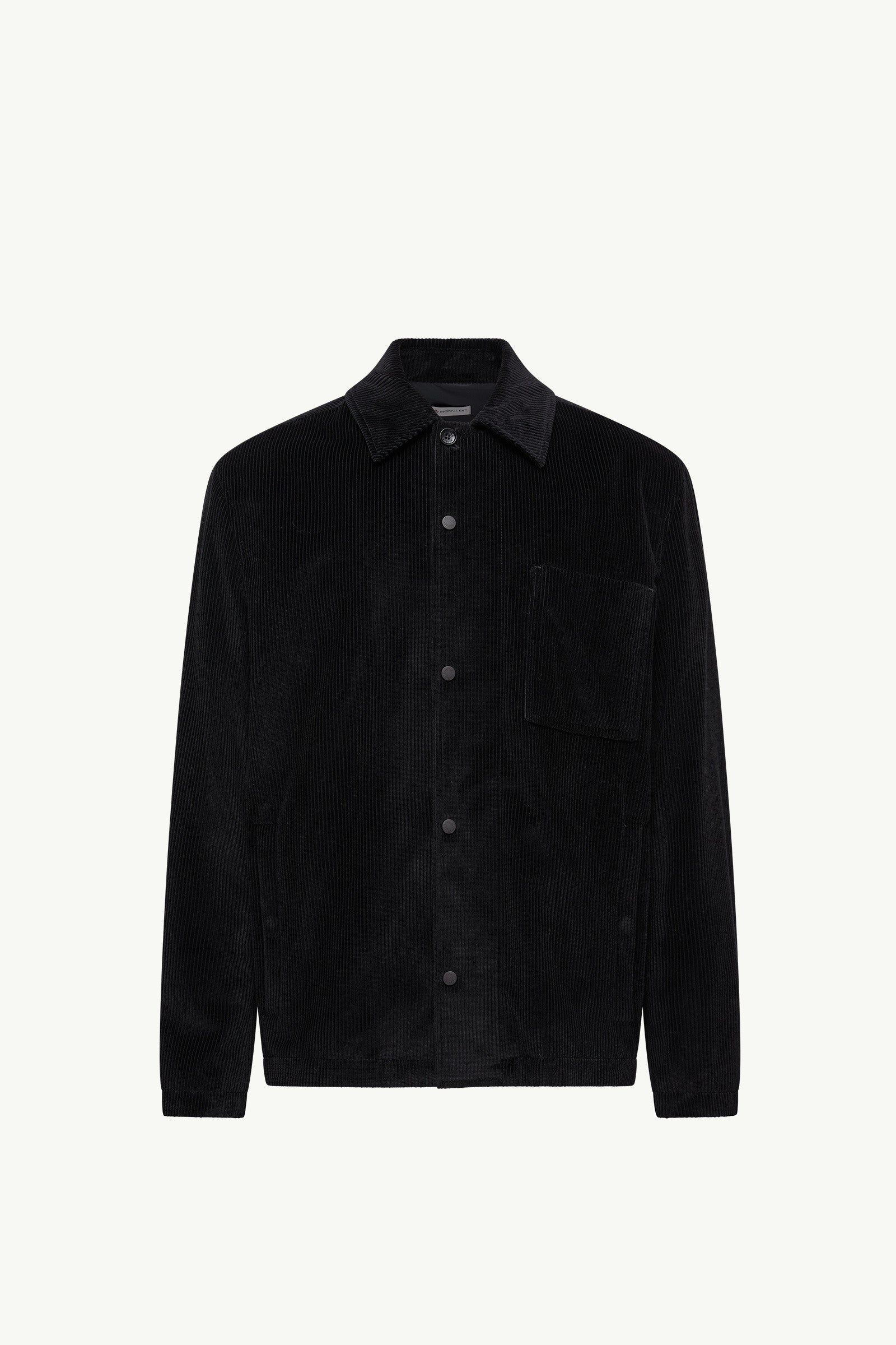 Moncler Corduroy Shirt Jacket Black Black