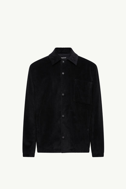 Moncler Corduroy Shirt Jacket Black Black