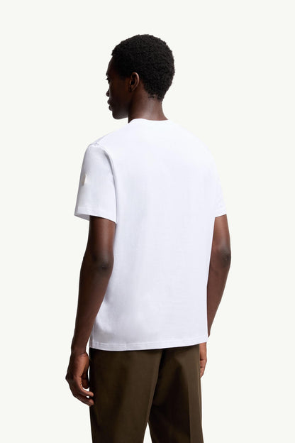 Moncler Mascot Logo Cotton T-Shirt White White