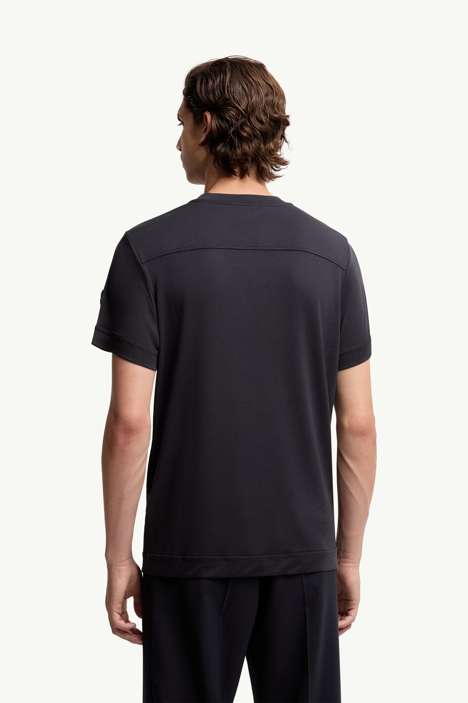 Moncler Logo T-Shirt Navy Blue Navy Blue