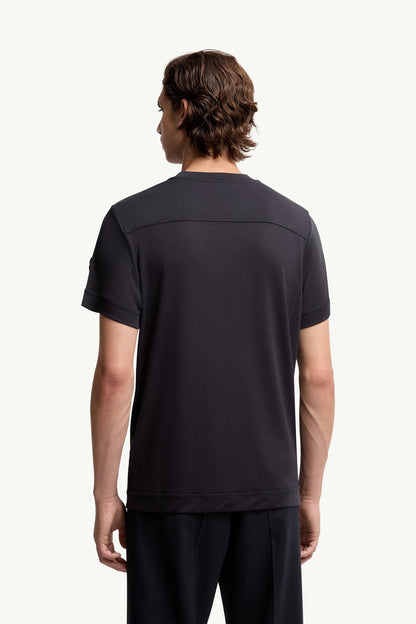 Moncler Logo T-Shirt Navy Blue Navy Blue