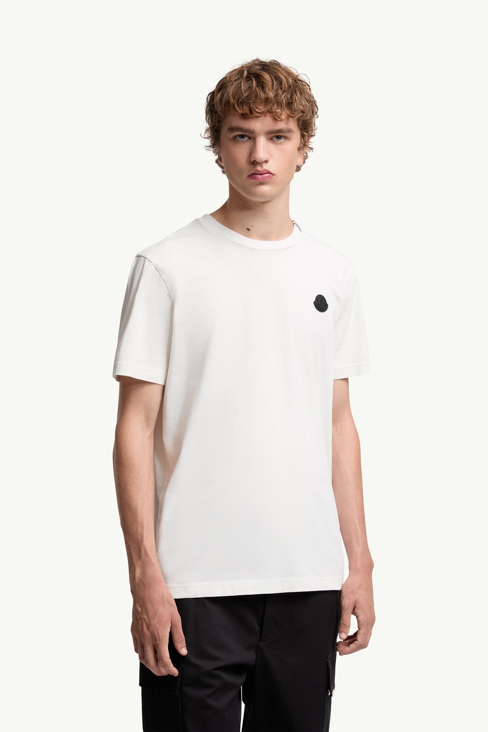 Moncler Cotton T-Shirt White White