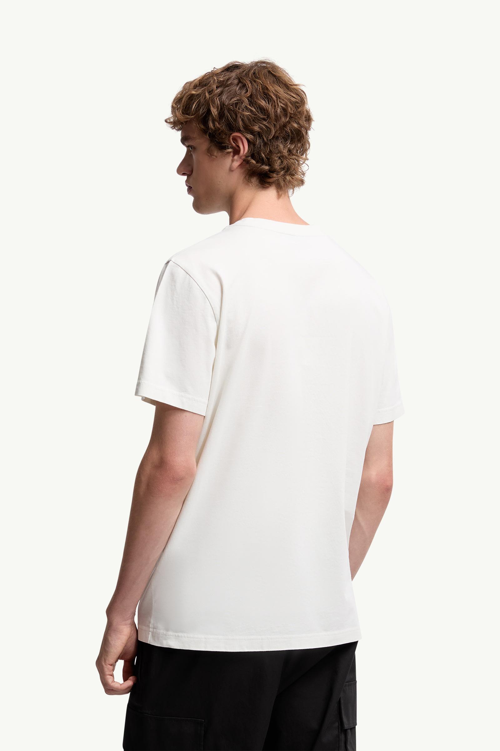 Moncler Cotton T-Shirt White White