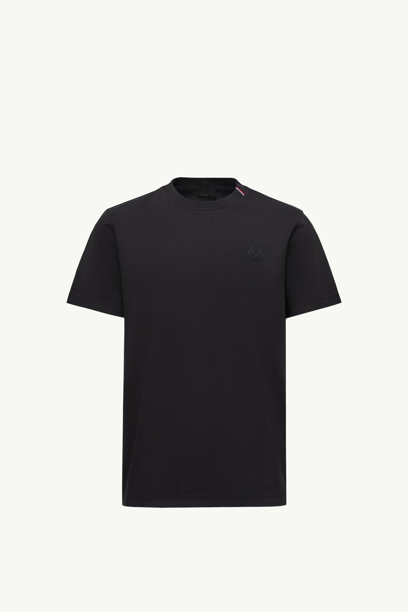Moncler Cotton T-Shirt Black Black
