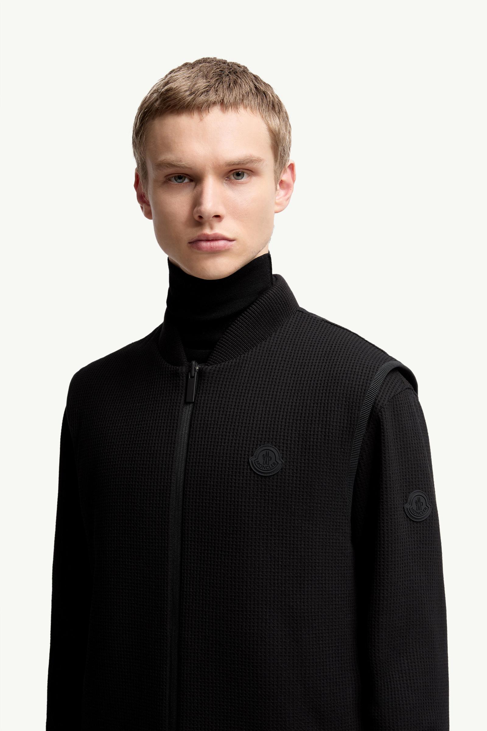 Moncler Reversible Padded Vest Black Black