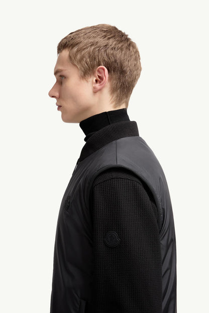 Moncler Reversible Padded Vest Black Black