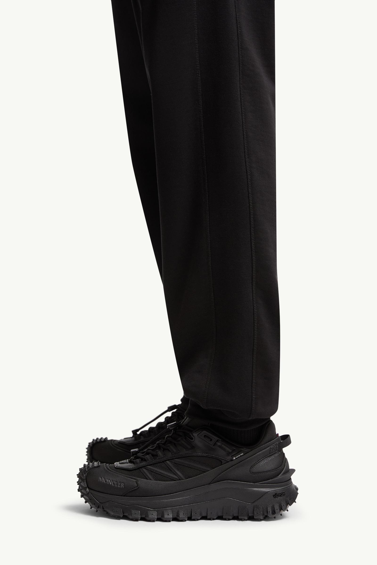 Moncler Cotton Sweatpants Black Black