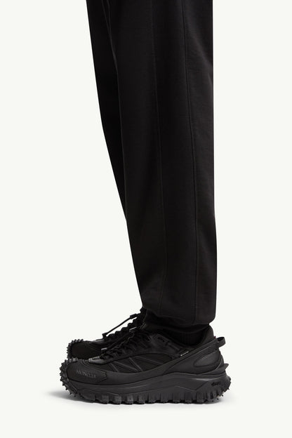 Moncler Cotton Sweatpants Black Black