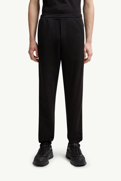 Moncler Cotton Sweatpants Black Black