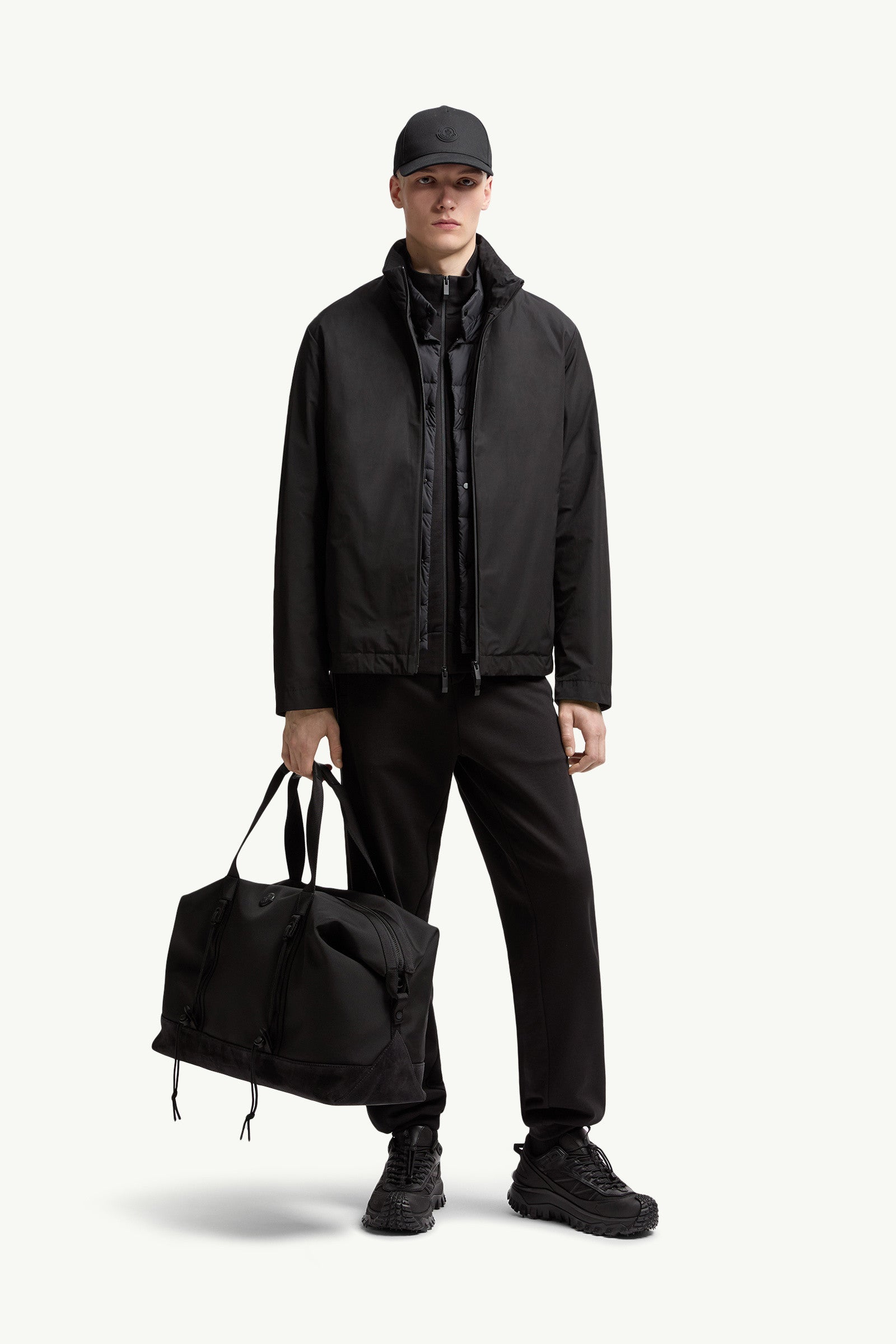 Moncler Cotton Sweatpants Black Black