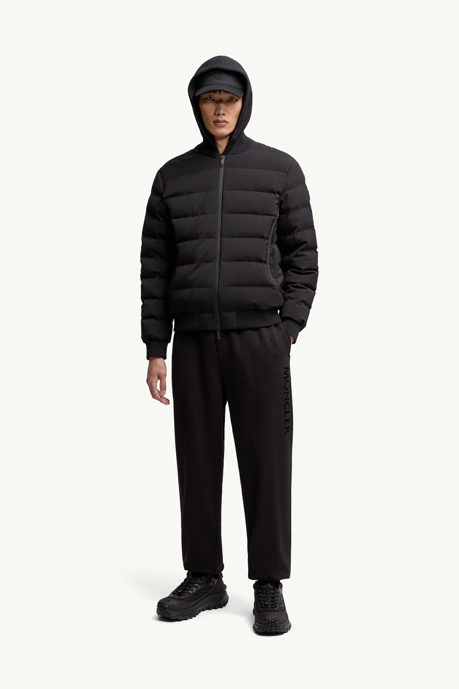 Moncler Cotton Sweatpants Black Black