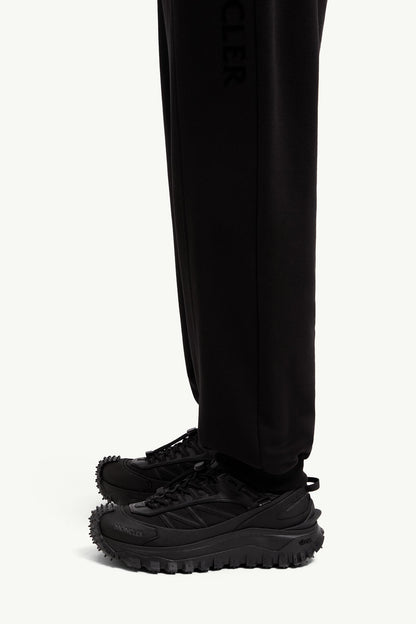 Moncler Cotton Sweatpants Black Black