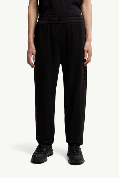 Moncler Cotton Sweatpants Black Black